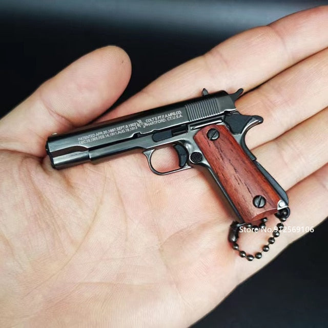 Pistol Toy Gun Miniature Model.